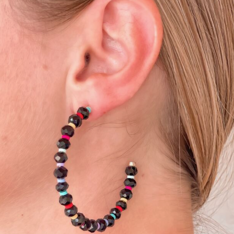 Multi Colored Hoops- Eriness Jewelry